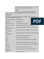 Piping Stress Analysis