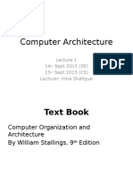 Computer Organization and Architecture by William Stalling