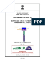 Maintenance Handbook On Earthing & Surge Protection For S&T Installations