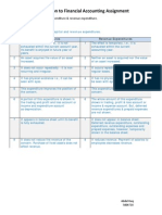 Introduction To Financial Accounting Assignment