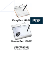 EasyPen I450x, MousePen I608x PC English