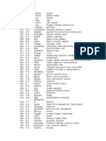 HSK 5 Group B Vocab List