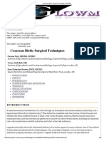 Cesarean Surgical Techniques - GLOWM