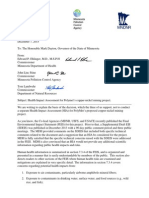 2015 12 07 MEMO PolyMet Health Impact Assessment