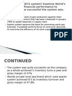 What Is SPARCS System? Examine World's Inventory and Financial Performance To Understand How Successful The System Was