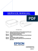 Manual Epson TX 121