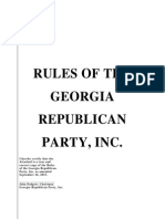 Rules of The Georgia Republican Party, Inc