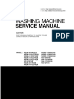 Washing Machine LG WD-8074FHB Service Manual