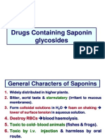 Drugs Containing Saponin Glycosides