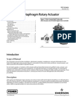 Fisher 2052 Diaphragm Rotary Actuador PDF