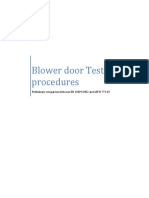 Blower Door Test Procedures: Preliminary Comparison Between EN 13829:2002 and ASTM 779-03