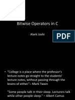 Bitwise Operators in C PDF