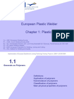 European Plastic Welder Chapter 1: Plastics