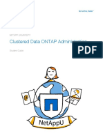 NetApp Training OnTap Clustering Student Guide Rev4