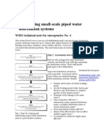 Rehabilitating Small-Scale Piped Water Distribution Systems: WHO Technical Note For Emergencies No. 4