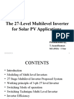 The 27-Level Multilevel Inverter For Solar PV Applications