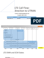 LTE Call Flow - PS Redirection To UTRAN-V2015 0105-V1.0