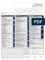 Monthly Equipment Inspection Form