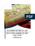 Greg Abbott - Restoring The Rule of Law