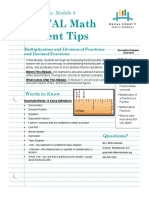 Grade 5 Module 4 Parent Letter