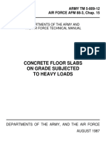 Concrete Floor Slabs On Grade Subj To Heavy Loads (US Army TM 5-809-12) (1987)