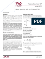 Application Note 137 May 2012 Accurate Temperature Sensing With An External P-N Junction