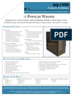 Aq-1500 Feature Specification Sheet 140601