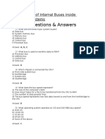 Questions & Answers: The Function of Internal Buses Inside Computer Systems