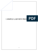 1.simple Labview Programs