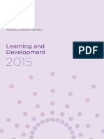 CIPD L&D Annual Survey Report 2015