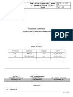 01 Method Statement For Pile Cap Foundations (Findal)