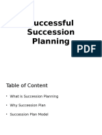 Successful Succession Plan