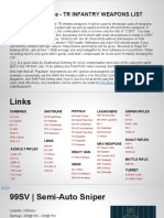 Bubbless' Preface - TR Infantry Weapons List