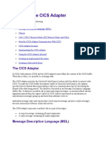 CICS and The CICS Adapter