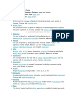 100 Key Grammatical Terms