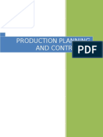 Production Planning & Control