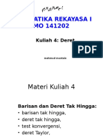 KULIAH 4-MATREK I-Barisan Dan Deret Takhingga1