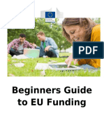 Beginners Guide For EU Funding