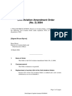 Civil Aviation Amendment Order (No. 2) 2004: (Signed Bruce Byron)