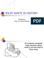 History of Solid Waste