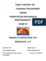 HINDALCO SUMMER TRAINING Report Main File