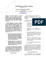 Measuring Efficiency of Cloud Computing-1-1