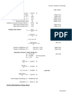 Base Shear Calc