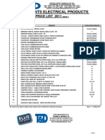 Ellis Patents Trade Pricelist 2011