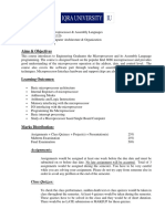 Course Outline Microprocessor & Assembly Language Programming