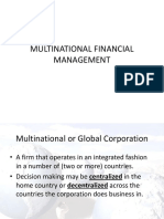 07 Multinational Financial Management