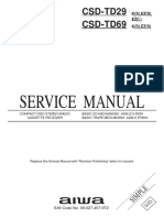 Service Manual: CSD-TD29 CSD-TD69