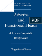 Cinque (1995) - Adverbs and Functional Heads