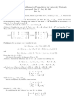 12 International Mathematics Competition For University Students