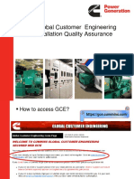 GCE - Global Customer Engineering IQA - Installation Quality Assurance